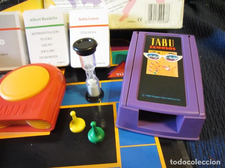 Juegos de mesa: Tabu Famosos (MB 1992) - Foto 5