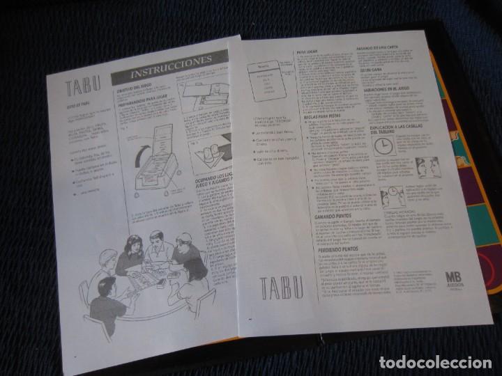 Juegos de mesa: Tabu Famosos (MB 1992) - Foto 14