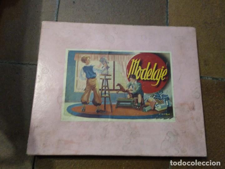 Juegos de mesa: Antiguo juego infantil de modelaje. - Foto 1