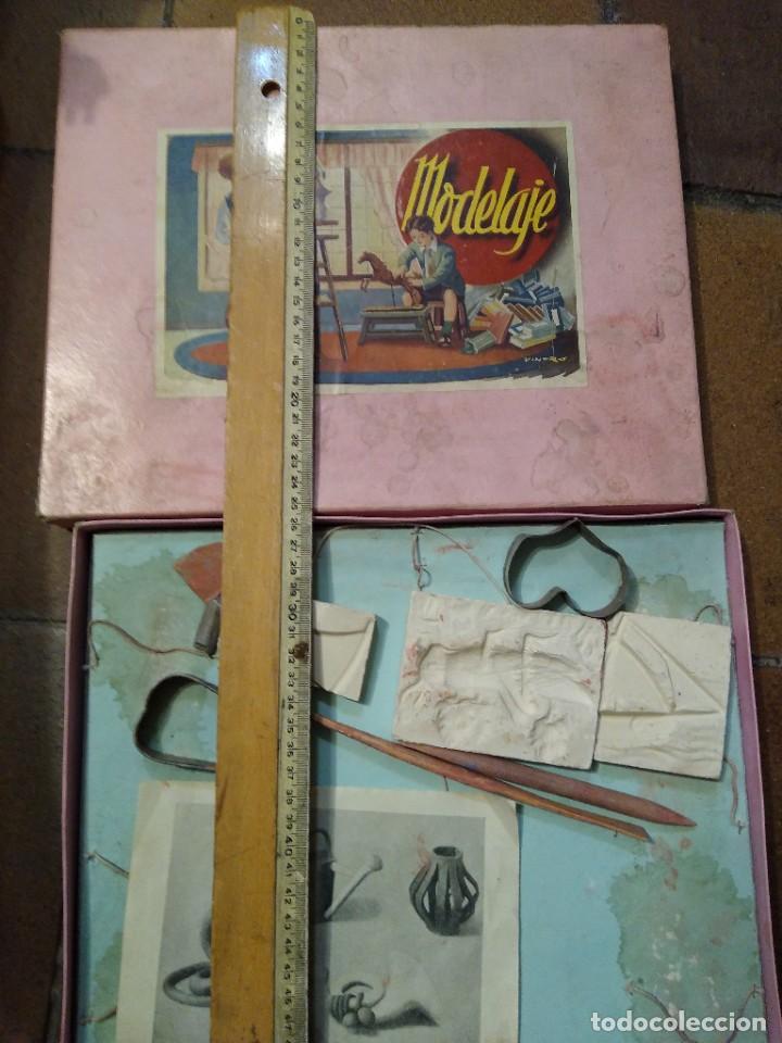 Juegos de mesa: Antiguo juego infantil de modelaje. - Foto 3