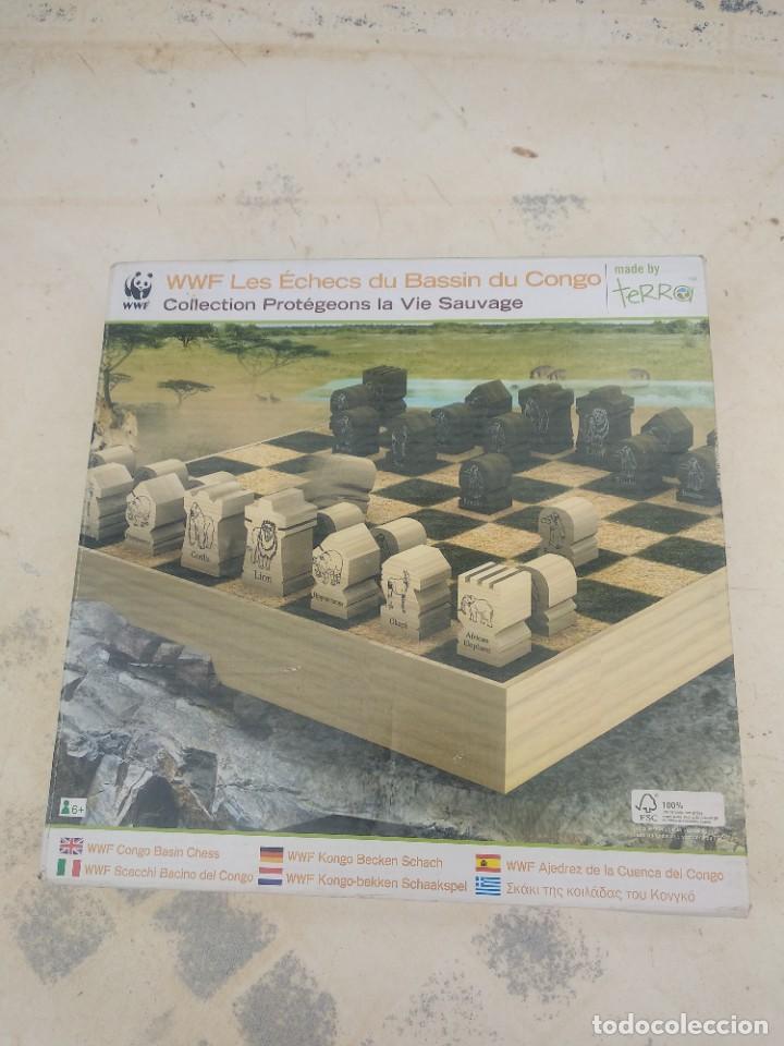 Juegos de mesa: Ajedrez madera de animales del Congo - Foto 1