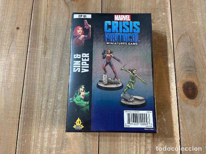 Juegos de mesa: Marvel Crisis Protocol - SIN & VIPER. Edici&oacute;n en ingl&eacute;s. Atomic Mass Games. Precintado. - Foto 1
