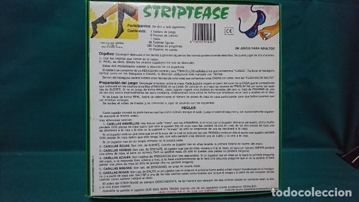 Juegos de mesa: CURIOSO JUEGO DE MESA STRIPTEASE DE JUFASA, 1989 - Foto 3