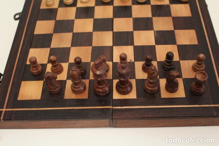 Juegos de mesa: ajedrez madera palo de rosa - Foto 3
