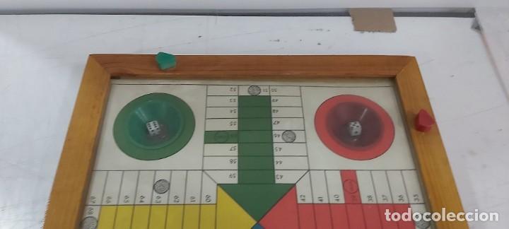 Juegos de mesa: ANTIGUO PARCHIS DE MADERA - Foto 2