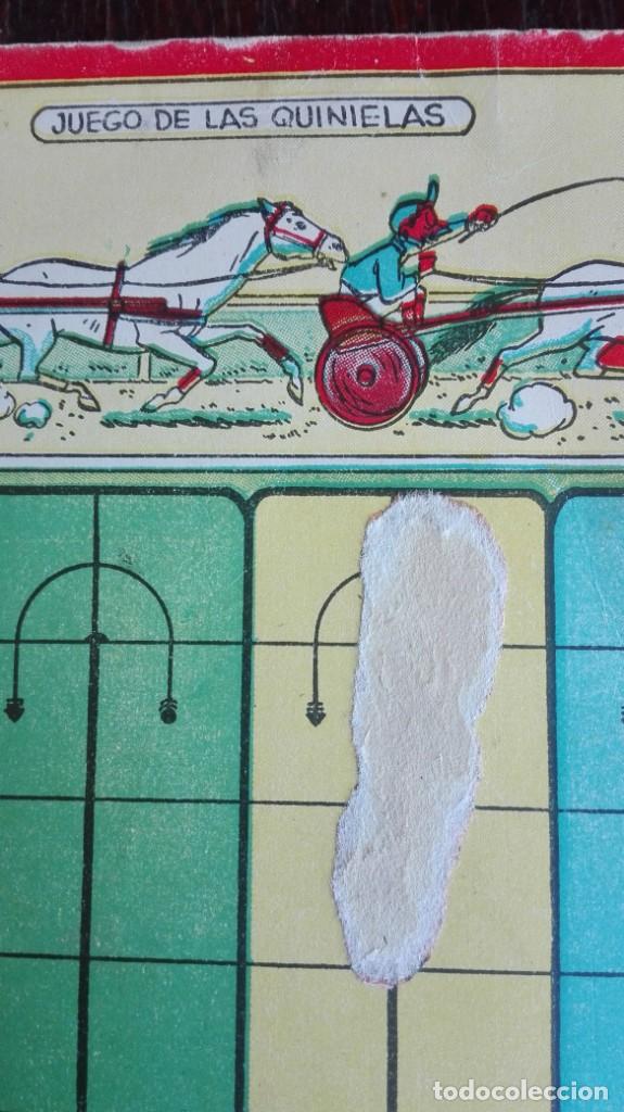 Juegos de mesa: Juego de las quinielas d&eacute;cada de los 50 a los 60 - Foto 2