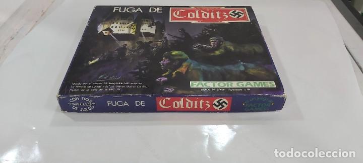 Juegos de mesa: ANTIGUO JUEGO DE FACTOR GAMES LA FUGA DE COLDIZ COMPLETO - Foto 2