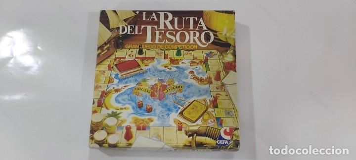 Juegos de mesa: ANTIGUO JUEGO LA RUTA DEL TESORO DE CEFA COMPLETO - Foto 1