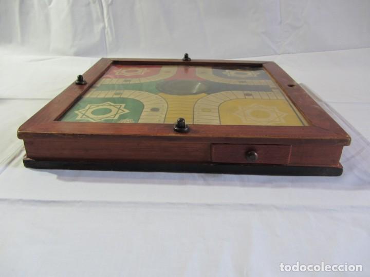 Juegos de mesa: Antiguo parchis de madera RIM - Foto 7