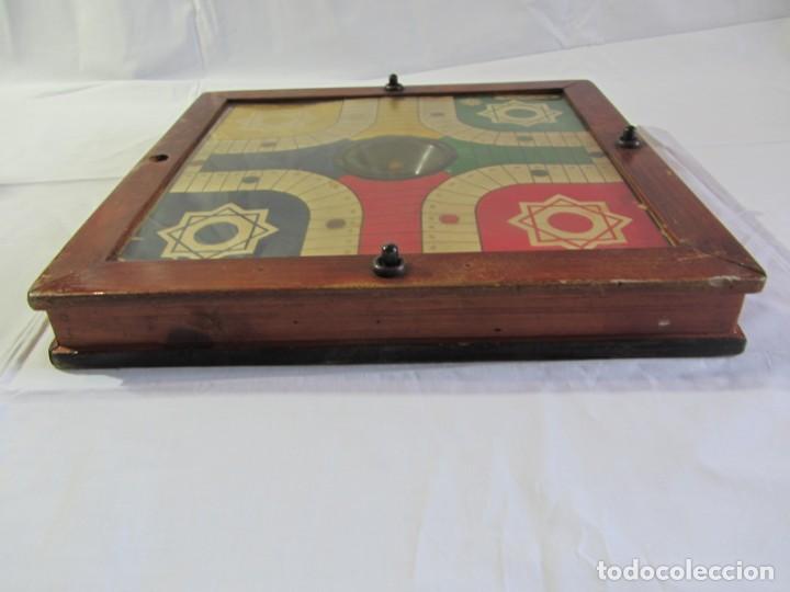 Juegos de mesa: Antiguo parchis de madera RIM - Foto 12