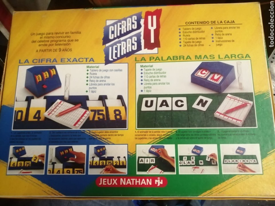cifras y letras - Buy Antique board games on todocoleccion