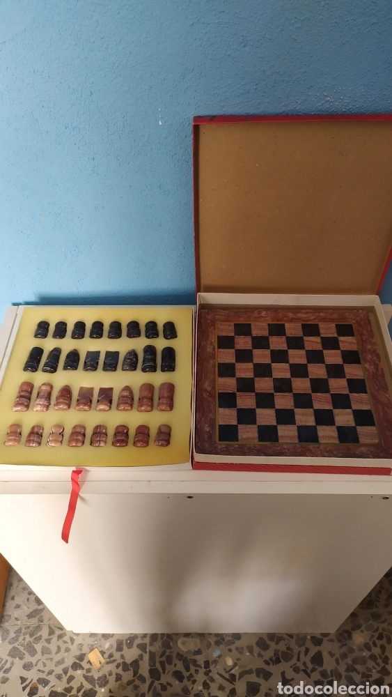 Juegos de mesa: Ajedrez Antiguo de Marmol - Foto 1