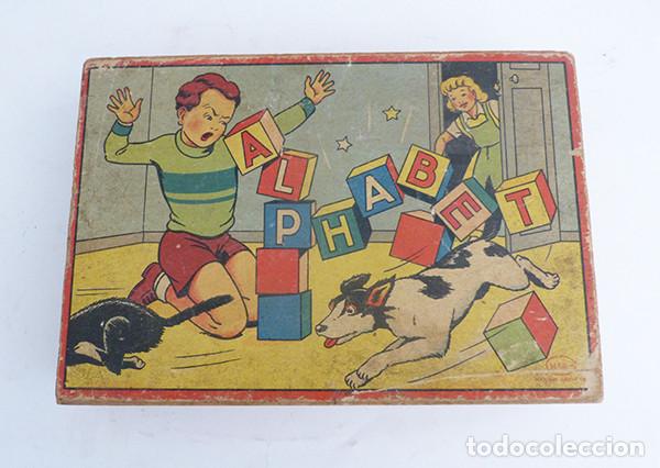 Juegos de mesa: Antiguo juego puzzle de cubos de madera - Foto 4