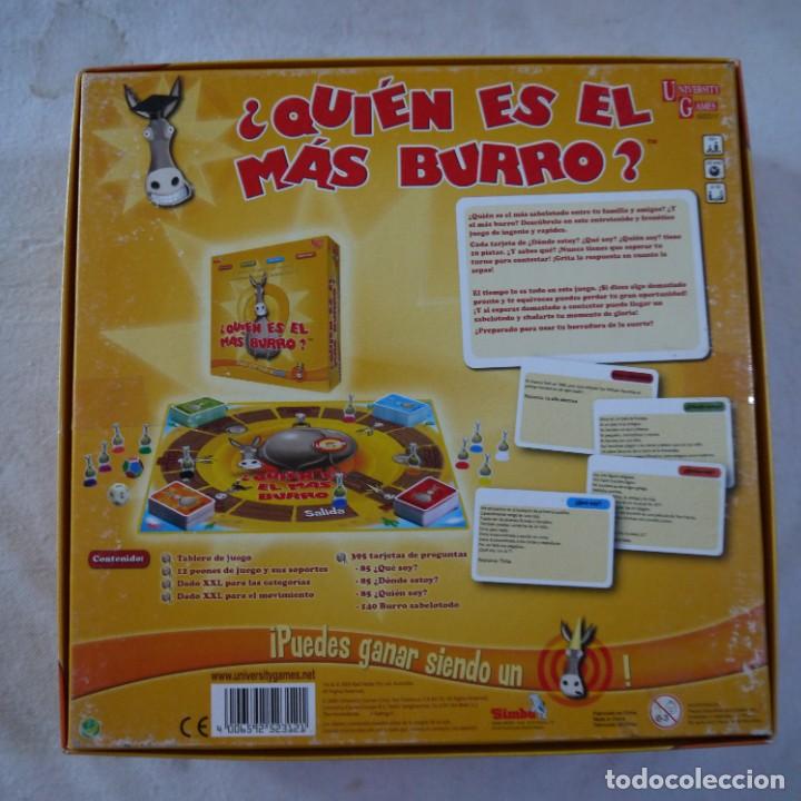 Juegos de mesa: &iquest;QUI&Eacute;N ES EL M&Aacute;S BURRO? - SIMBA - 2009 - Foto 2