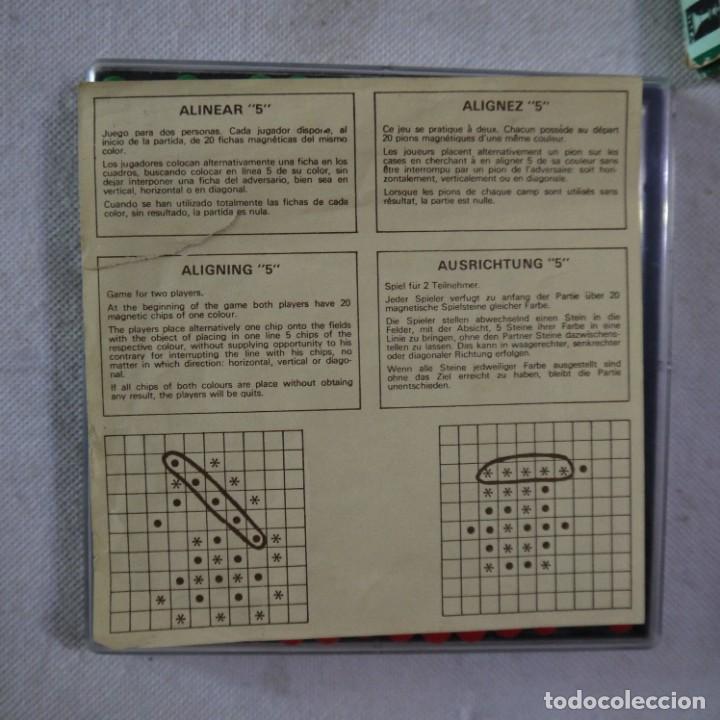 Juegos de mesa: JUGUETES MAGN&Eacute;TICOS. ALINEAR 5 REF. 2003 - RIMA - Foto 5