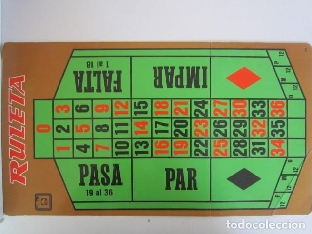 Juegos de mesa: TABLERO DEL JUEGO DE LA RULETA - Foto 1