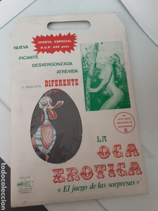 Juegos de mesa: Juego La oca erotica a&ntilde;o 1978 - Foto 1