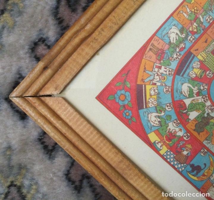 Juegos de mesa: ANTIGUO TABLERO PARCHIS Y OCA, CON CRISTAL - Foto 16
