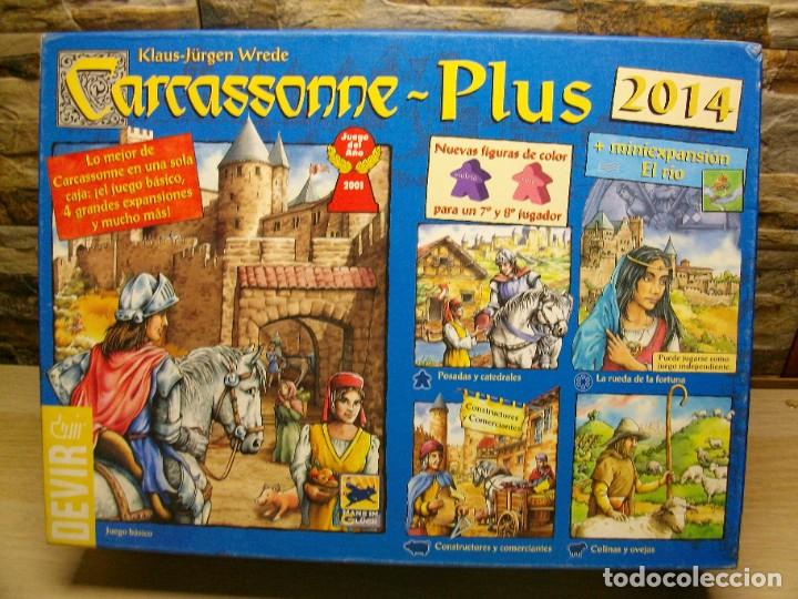 Juegos de mesa: Carcassonne Plus 2014- juego de tablero - Foto 1