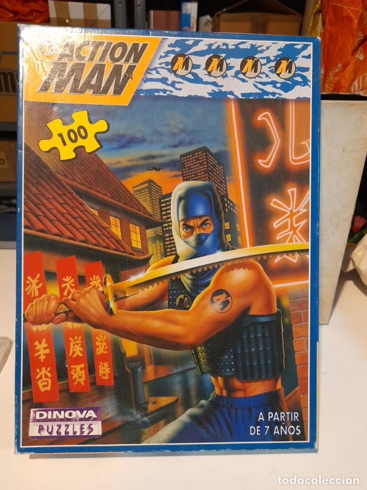 Juegos de mesa: ACTION MAN 100 ( PUZZLE DINOVA, COMPLETO ) - Foto 1