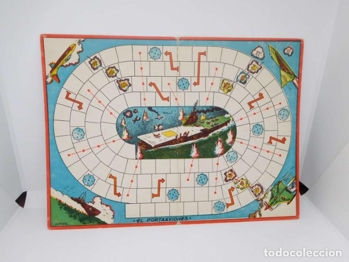 Juegos de mesa: TABLERO DEL JUEGO PORTAAVIONES PORTA AVIONES DE LOS JUEGOS REUNIDOS GEYPER ANTIGUO