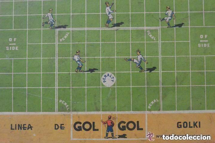Juegos de mesa: FUTBOL&Iacute;N DE MESA DE CART&Oacute;N ENMARCADO GOLKI - Foto 2