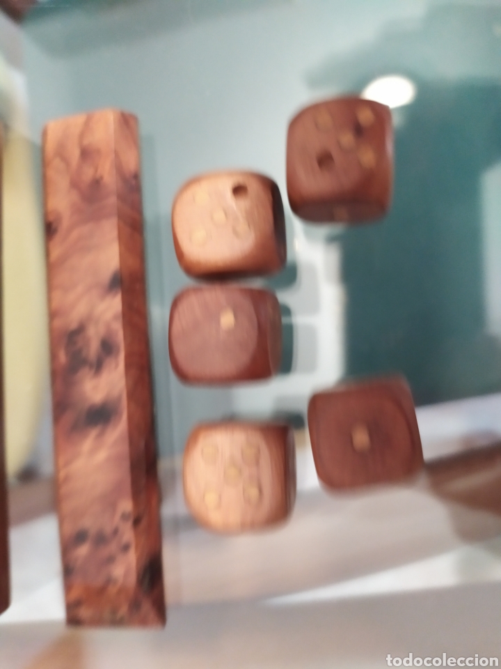 Juegos de mesa: Juego de dados en madera - Foto 3