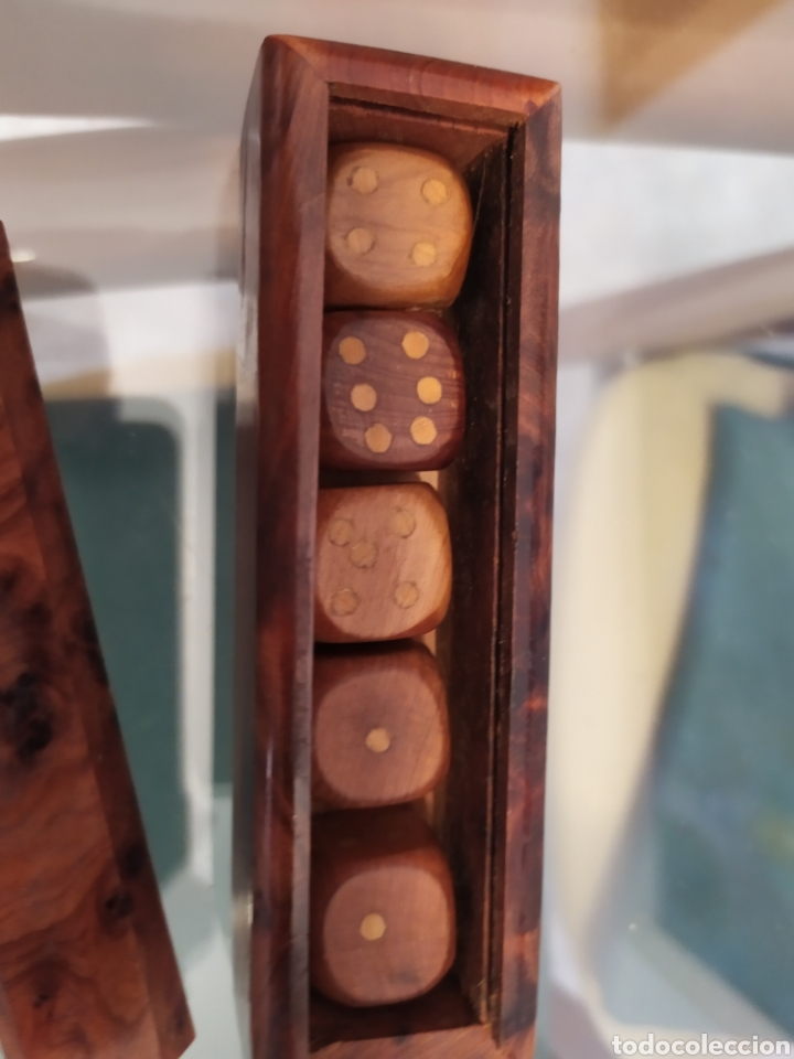 Juegos de mesa: Juego de dados en madera - Foto 4