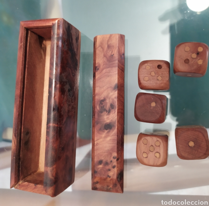 Juegos de mesa: Juego de dados en madera - Foto 1