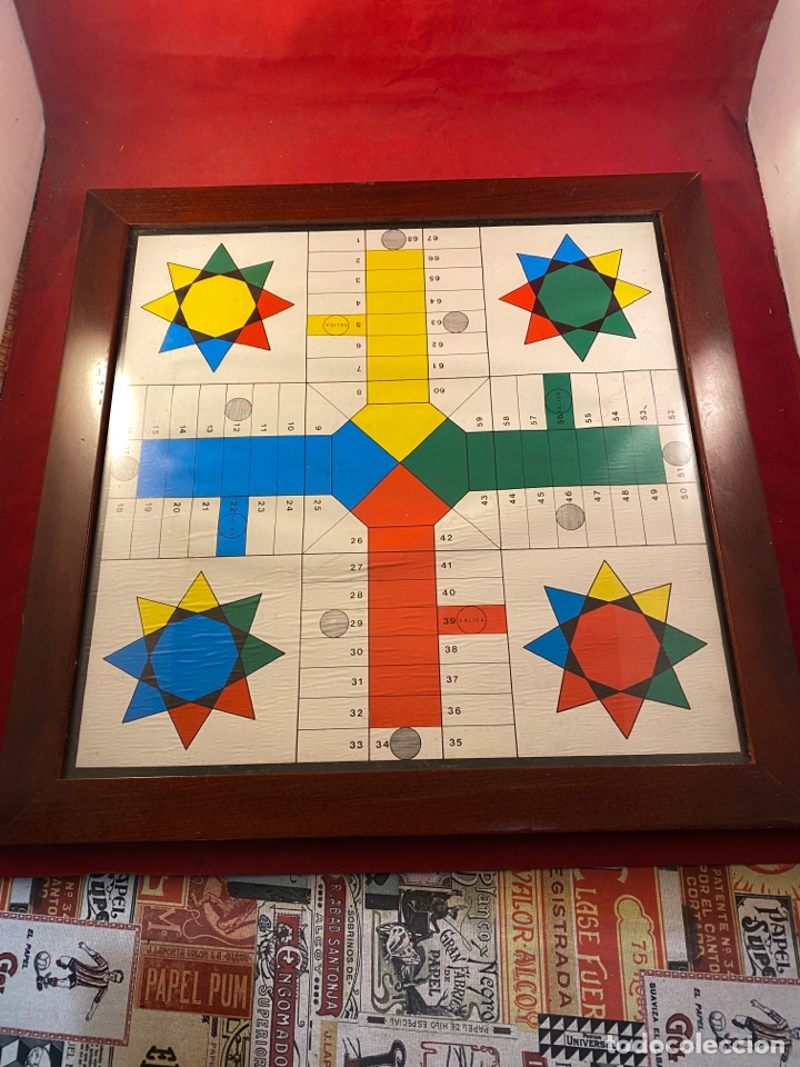 Juegos de mesa: Parchis enmarcado - Foto 1