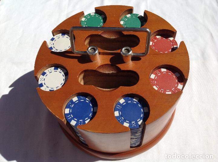 Juegos de mesa: Soporte y fichas de casino - Foto 1