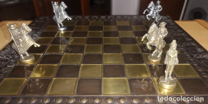 Juegos de mesa: Tabla y figuras ajedrez - Foto 3