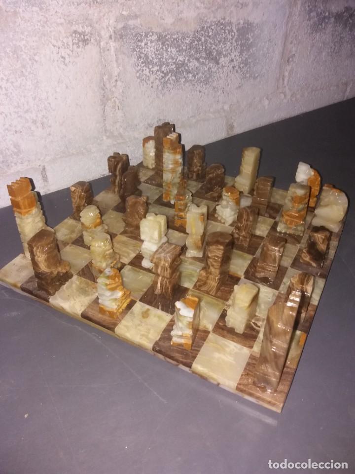 Juegos de mesa: JOYA DE AJEDREZ FABRICADO EN M&Aacute;RMOL O CUARZO - Foto 1