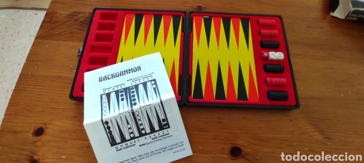 Juegos de mesa: Juego de viaje Backgammon - Foto 2