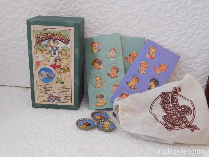 Juegos de mesa: JUEGO DE CHAPAS DE LOS A&Ntilde;OS 20. COMO NUEVO. - Foto 2