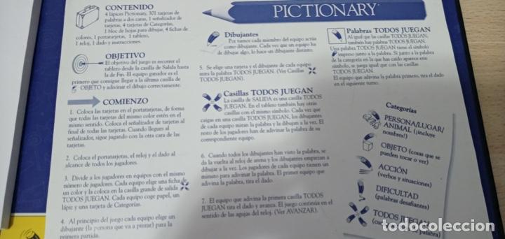 Juegos de mesa: Juego Pictionary Incompleto A&ntilde;o 1996 - Foto 7