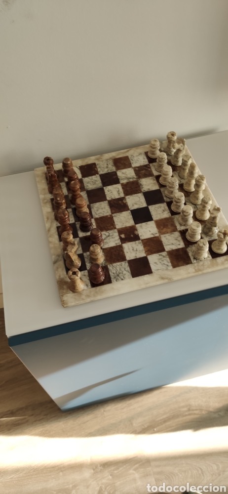 Juegos de mesa: Ajedrez de alabastro - Foto 2