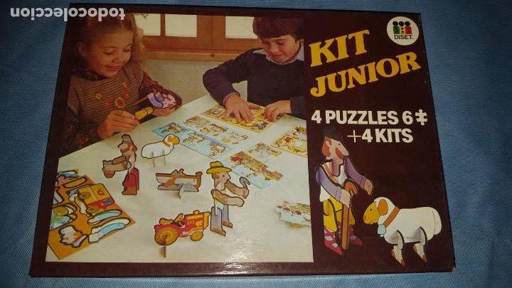 Juegos de mesa: 4 PUZZLES DE DISET, KIT JUNIOR - Foto 1