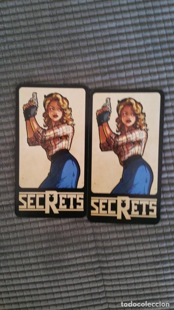 Juegos de mesa: 2 cartas promo Secrets - Foto 2
