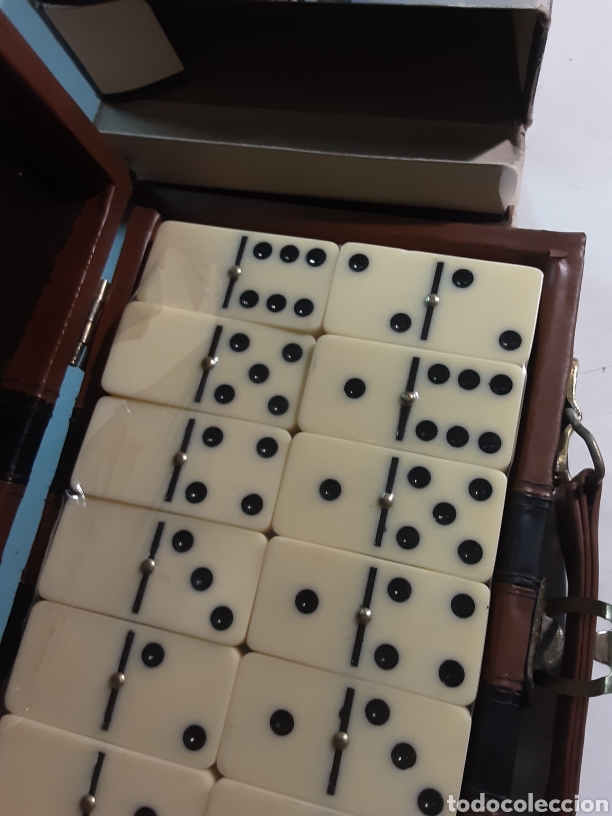 Juegos de mesa: Juego de domino vintage - Foto 2