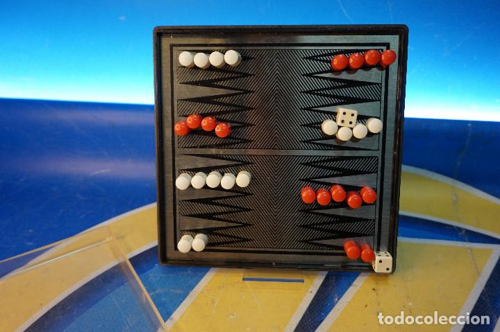 Juegos de mesa: Backgammon. Rima. Juego magn&eacute;tico.15x15cm. Completo. - Foto 1