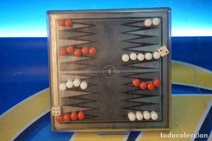Juegos de mesa: Backgammon. Rima. Juego magn&eacute;tico.15x15cm. Completo. - Foto 2