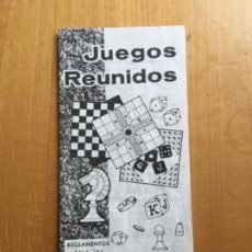 Juegos de mesa: JUEGOS REUNIDOS GEYPER INSTRUCCIONES AÑO 68. Lote 300529443