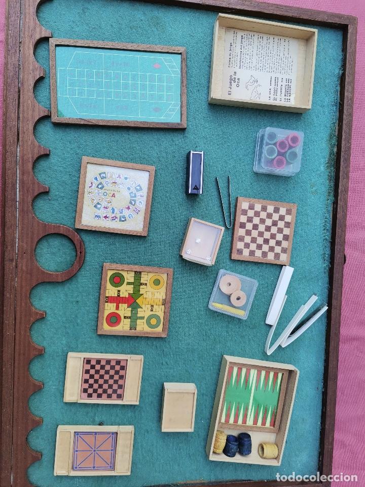 Juegos de mesa: PARCHIS CONJUNTO DE JUEGOS MINIATURA - Foto 1