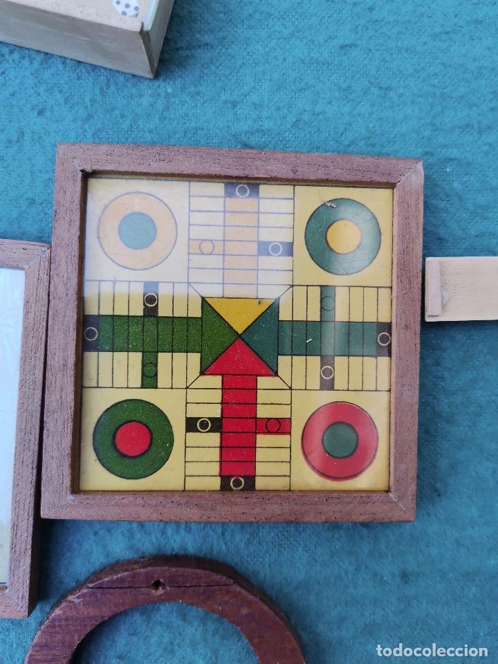 Juegos de mesa: PARCHIS CONJUNTO DE JUEGOS MINIATURA - Foto 9