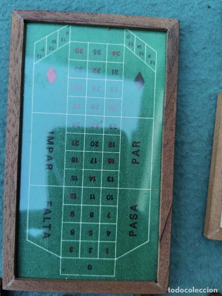Juegos de mesa: PARCHIS CONJUNTO DE JUEGOS MINIATURA - Foto 11