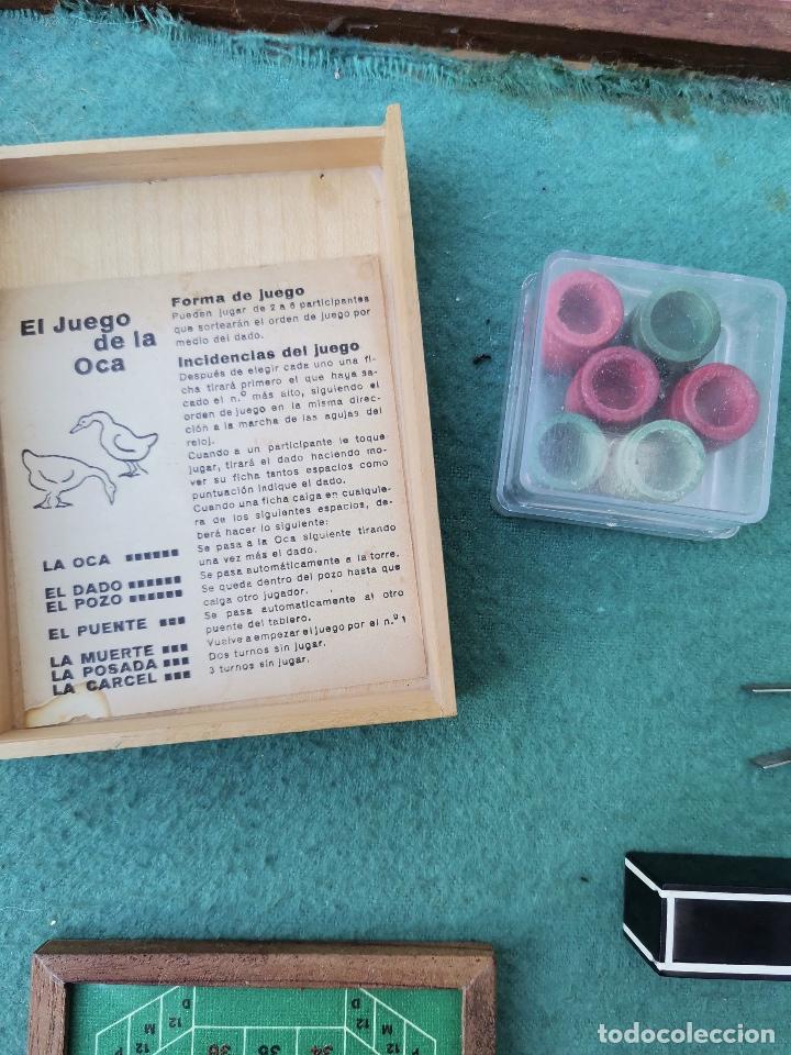Juegos de mesa: PARCHIS CONJUNTO DE JUEGOS MINIATURA - Foto 2