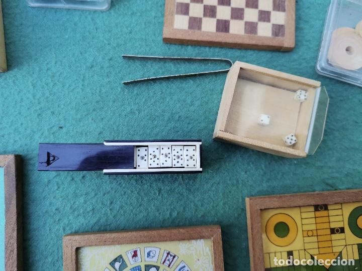 Juegos de mesa: PARCHIS CONJUNTO DE JUEGOS MINIATURA - Foto 3