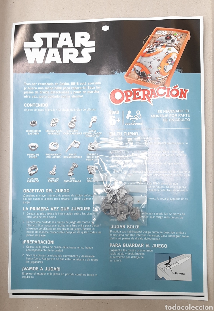 Juegos de mesa: Star wars operaci&oacute;n juego de mesa Hasbro - Foto 4