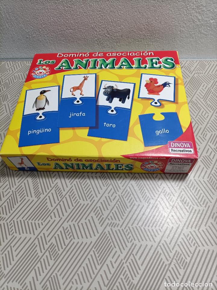 Juegos de mesa: Antiguo juego los animales de Dinova - Foto 6